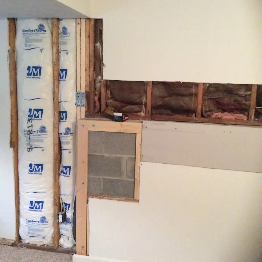 Wall insulation replacement during Structural Drying in Bullhead City